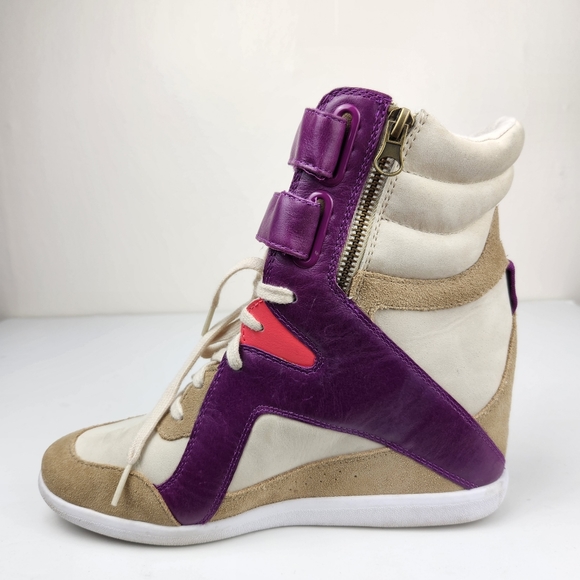 Reebok Alicia Keys Lace Up Wage Sneakers Size 8.5 - Picture 5 of 16